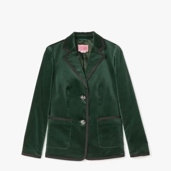kate spade Jackets & Blazers - NWOT Kate Spade jewel button velvet jacket.